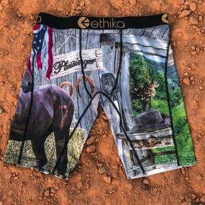 ETHIKA THE STAPLE MEN'S BOXER  AARON PLESSINGER COLLAB SIZE 4XL BROWN NEW SEALED